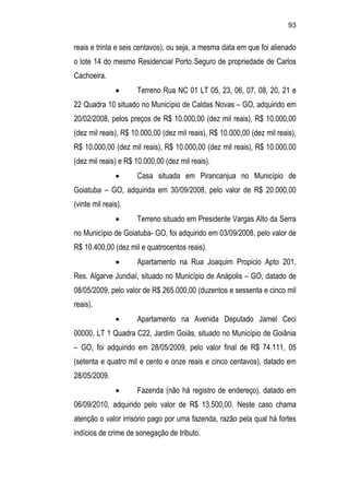 Relatório CPMI do Cachoeira parte 2