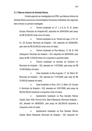 Relatório CPMI do Cachoeira parte 2