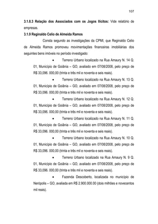 Relatório CPMI do Cachoeira parte 2