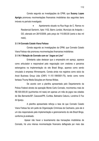 Relatório CPMI do Cachoeira parte 2