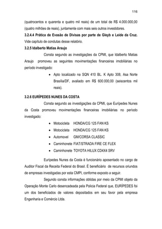 Relatório CPMI do Cachoeira parte 2