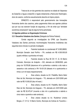 Relatório CPMI do Cachoeira parte 2