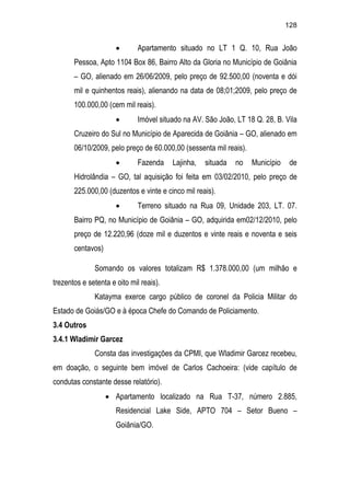 Relatório CPMI do Cachoeira parte 2