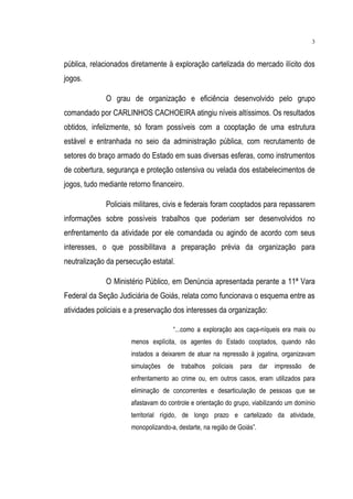 Relatório CPMI do Cachoeira parte 2