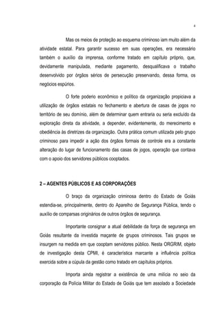 Relatório CPMI do Cachoeira parte 2