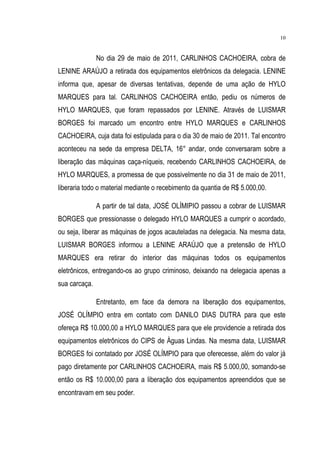 Relatório CPMI do Cachoeira parte 2