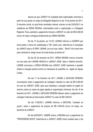 Relatório CPMI do Cachoeira parte 2