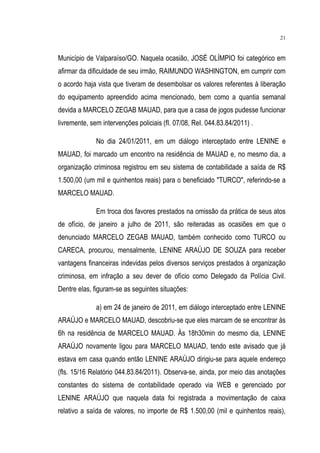 Relatório CPMI do Cachoeira parte 2