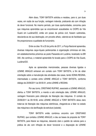 Relatório CPMI do Cachoeira parte 2