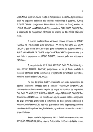 Relatório CPMI do Cachoeira parte 2