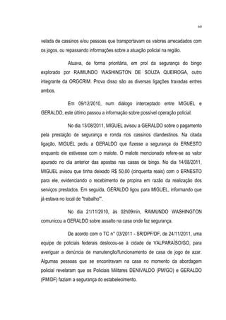 Relatório CPMI do Cachoeira parte 2