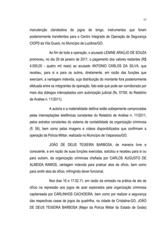 Relatório CPMI do Cachoeira parte 2