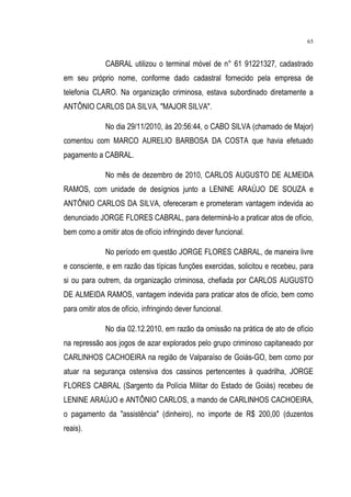 Relatório CPMI do Cachoeira parte 2