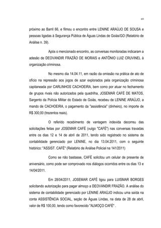 Relatório CPMI do Cachoeira parte 2