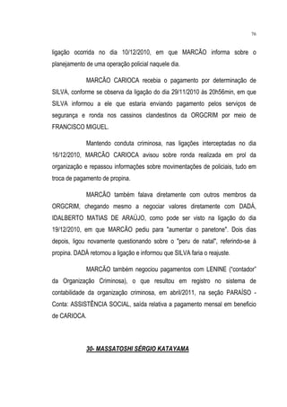 Relatório CPMI do Cachoeira parte 2