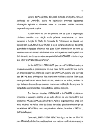 Relatório CPMI do Cachoeira parte 2