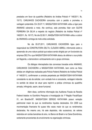 Relatório CPMI do Cachoeira parte 2