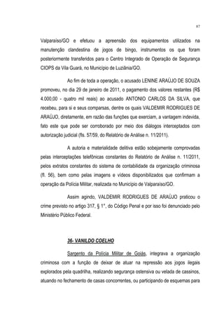 Relatório CPMI do Cachoeira parte 2