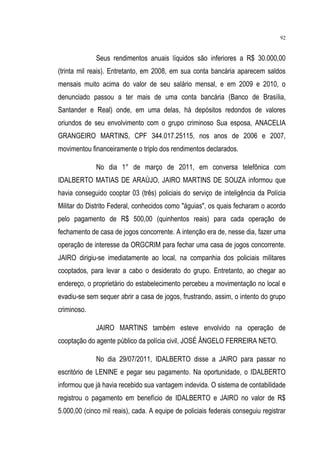 Relatório CPMI do Cachoeira parte 2