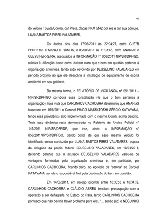 Relatório CPMI do Cachoeira parte 2