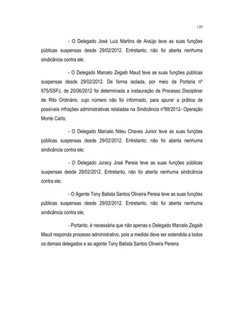 Relatório CPMI do Cachoeira parte 2