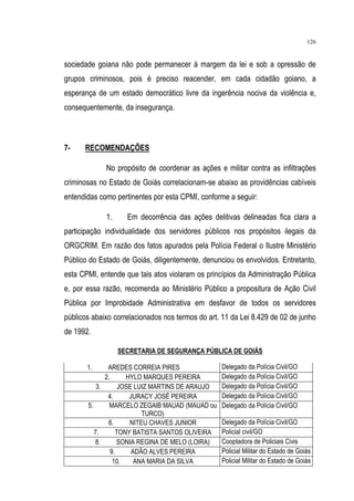 Relatório CPMI do Cachoeira parte 2