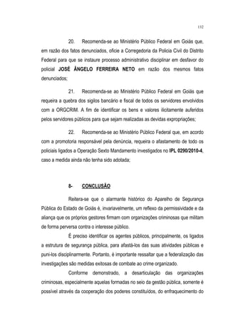 Relatório CPMI do Cachoeira parte 2