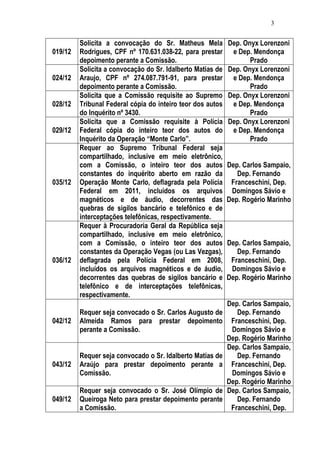 Relatório CPMI do Cachoeira parte 2