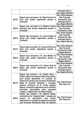 Relatório CPMI do Cachoeira parte 2