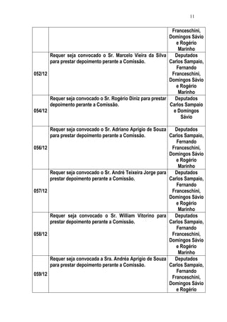 Relatório CPMI do Cachoeira parte 2