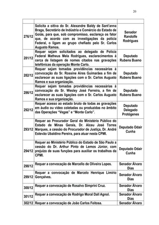 Relatório CPMI do Cachoeira parte 2