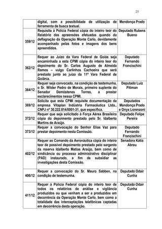 Relatório CPMI do Cachoeira parte 2