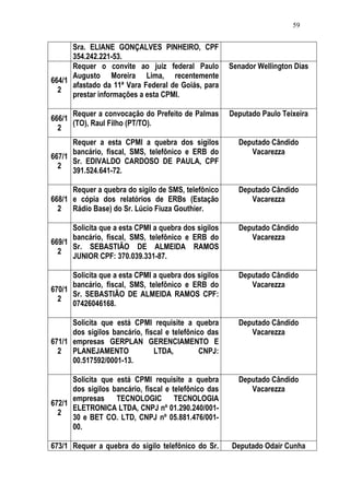 Relatório CPMI do Cachoeira parte 2