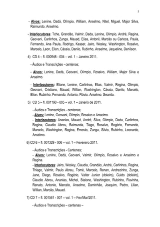 Relatório CPMI do Cachoeira parte 2