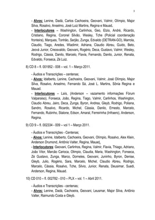 Relatório CPMI do Cachoeira parte 2