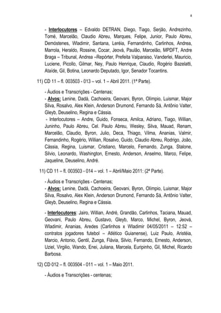 Relatório CPMI do Cachoeira parte 2