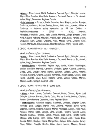 Relatório CPMI do Cachoeira parte 2