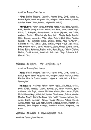 Relatório CPMI do Cachoeira parte 2