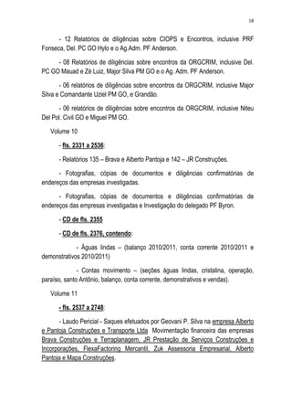 Relatório CPMI do Cachoeira parte 2