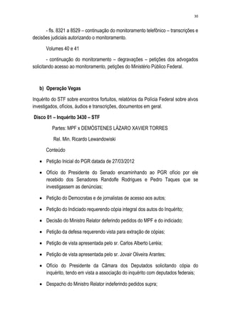 Relatório CPMI do Cachoeira parte 2