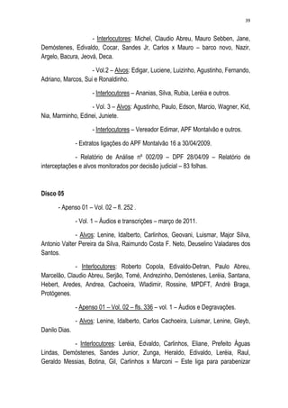 Relatório CPMI do Cachoeira parte 2