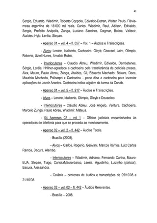 Relatório CPMI do Cachoeira parte 2