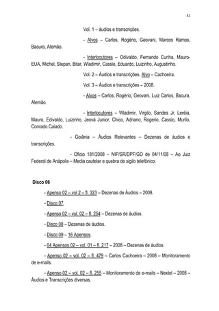 Relatório CPMI do Cachoeira parte 2