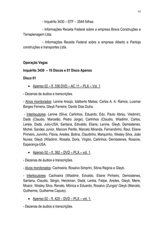 Relatório CPMI do Cachoeira parte 2