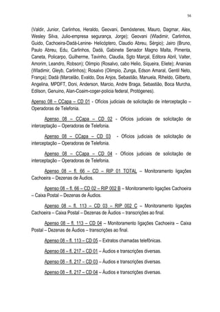 Relatório CPMI do Cachoeira parte 2