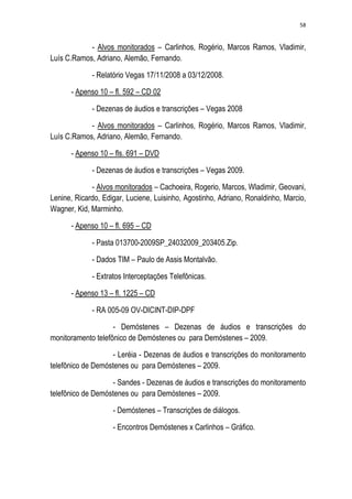 Relatório CPMI do Cachoeira parte 2