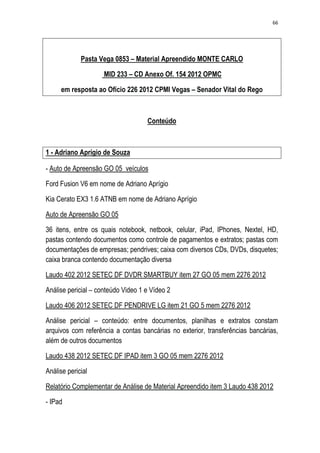 Relatório CPMI do Cachoeira parte 2