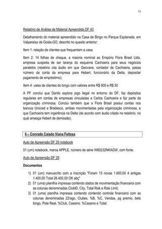 Relatório CPMI do Cachoeira parte 2