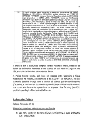 Relatório CPMI do Cachoeira parte 2