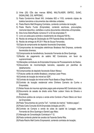 Relatório CPMI do Cachoeira parte 2